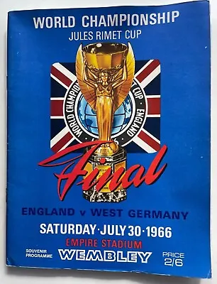 £39 • Buy World Cup Programme 1966 England V West Germany