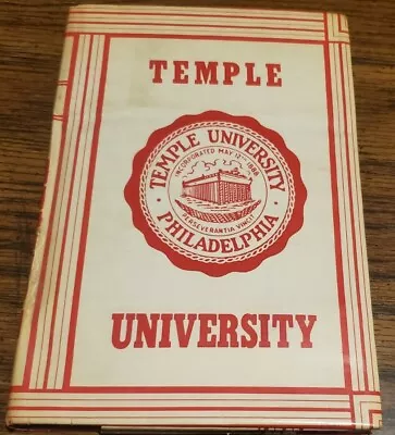 Vintage TEMPLE UNIVERSITY Temple Owls Textbook Bookcover • $12.50