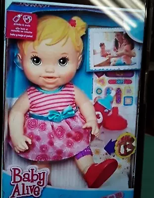 Baby Alive Blonde Baby Gets A Boo Boo New Sealed In Box Drinks Wet .Collectable! • $215.84