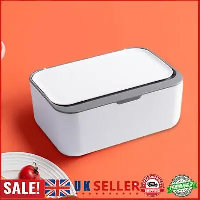Wet Wipes Dispenser Baby Wipes Storage Box For Home Office (Gray White) GB • £7.89
