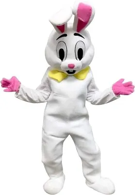 Plush Easter Bunny Mascot Costume Rabbit Costume Adult Halloween Birthday • $79.99