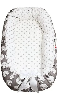 Newborn Baby Nest Pod Cocoon Infant Portable Sleep Travelling Cushion Bed Set  • £25