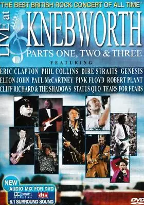 Live At Knebworth Parts 1 2 & 3 2-Disc Set DVD VIDEO CONCERT British Rock Music • $13.49