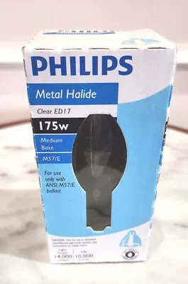 NEW Philips MH175/U/M 175w Metal Halide Clear Light Bulb Lamp • $12.53