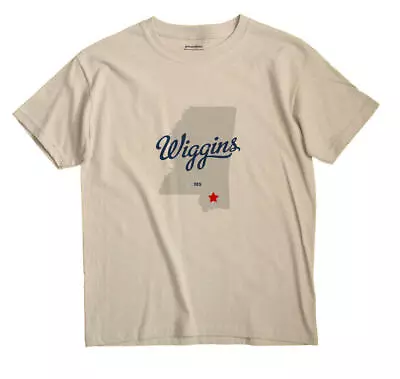 Wiggins Mississippi MS T-Shirt MAP • $18.99