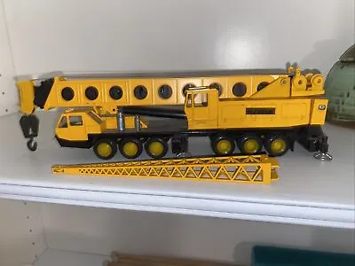 Vintage NZG  Scale Grove Toy Metal Crane Gleason Yellow Made In Germany • $99