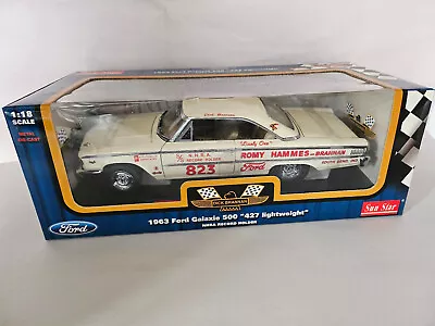 Sun Star 1963 Galaxie 500 427 Lightweight NHRA  Dick Brannan 1.18 Scale • $95