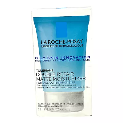 La Roche Posay Toleriane Double Repair Matte Face Moisturizer - Oily Skin - 75ML • $18.95