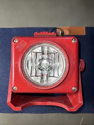 Roflan Vtg Boston Fire Navy Harbor Patrol Emergency Lamp Spotlight Rare Only 1 • $100