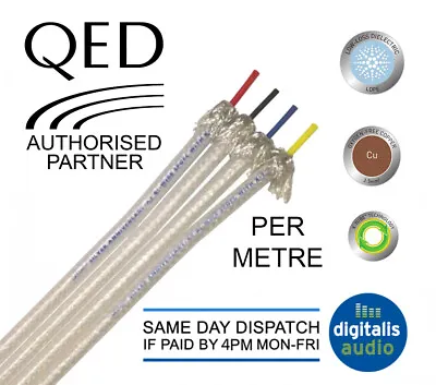 QED Bi-Wire Silver Anniversary XT Reference Speaker Cable Per Metre Unterminated • £13.95