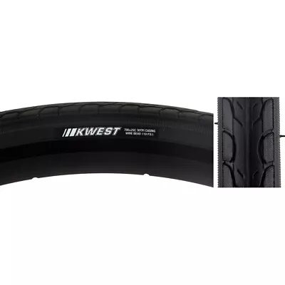 Kenda Kwest 700 X 25 Clincher Wire PSI 110 TPI 60 Black/Bsk Reflective Road Tire • $32.96