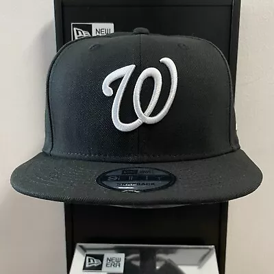 MLB - Washington Nationals 9FIFTY Adjustable Snap-Back New Era Cap - Black • $32.40