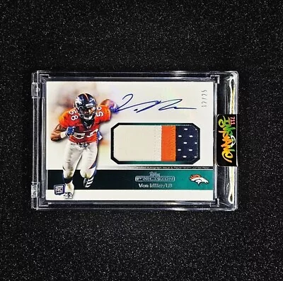 2011 Topps Precision Rookie Patch Autograph Green 12/25 3 Color Jumbo Relic  • $175