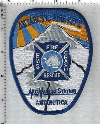 Antarctic Fire Department  (McMurdo Station) - Shoulder Patch - Rare • $34.95