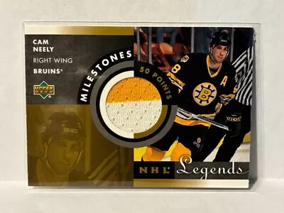 Cam Neely 2001-02 Upper Deck Legends Milestones Game-Used Jerseys Card # MCN • $10