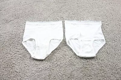 Fruit Of The Loom Underwear Briefs Mens Medium 34-36 White Classic Vintage USA • $18.98