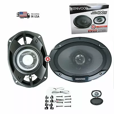 Kenwood KFC-6966S 400W 6x9  Super Tweeter 3-Way Coaxial Speaker *New Model 2019* • $44.29