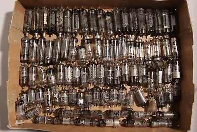 Approx 90 Radio Valves. Including Mullard Tungsram Mazda GEC.  • £2