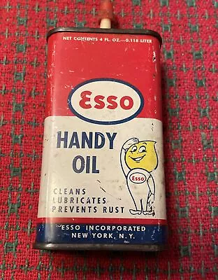 Vintage Esso Handy Oil Oiler Can 4 Oz Advertising • $19.99