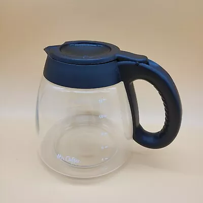 Mr Coffee Pot  12 Cup Replacement Glass Carafe Black Lid Models EJ FT IS LM VM • $12.97