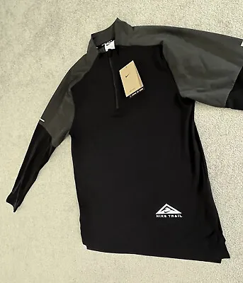 £42.06 • Buy Nike Trail Running Top Shirt Element Dri Fit Half Zip Up LS DD5708 010 V Sizes