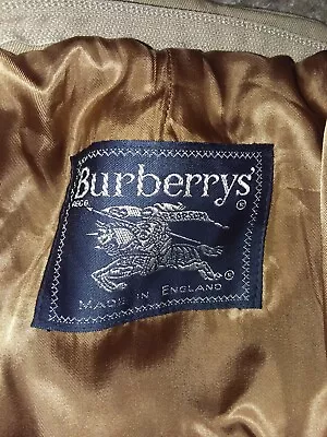 BURBERRY BURELLA WOOL TRENCHCOAT Sz 40 REG • $25