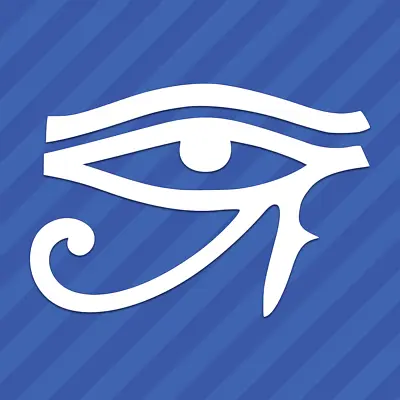 Eye Of Horus Vinyl Decal Sticker Egyptian Pagan • $2.79