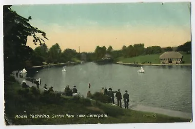 £3.95 • Buy Model Yachting Sefton Park Liverpool Lancashire Vintage Postcard C18