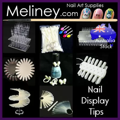 Nail Polish Colour Display Tips Wheel Chart Ring Sticks Swatch False Fake Nails • $6.51