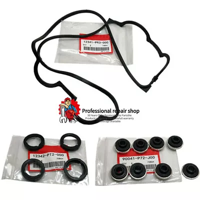 For 12341-PR3-000 OEM Honda Acura B-Series DOHC V-TEC ITR Valve Cover Gasket Kit • $30.20