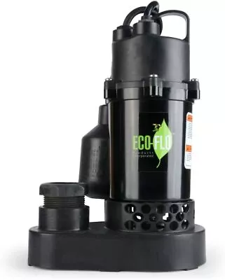 ECO-FLO Products SPP50W Thermoplastic Sump Pump With Wide Angle Switch 1/2 HP • $49.99