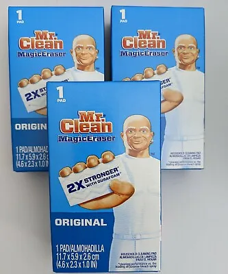 Mr. Clean Magic Eraser Original Cleaning Pads With Durafoam White  3 Boxes • $9.55
