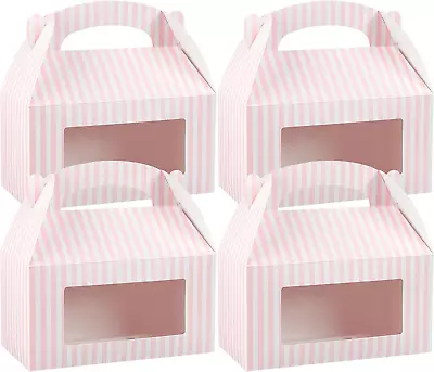 Bio Tek 9.5 X 5 X 5 Inch Gable Boxes For Party Favors 25 Durable Gift Treat Boxe • $38.20