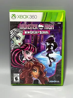 Monster High: New Ghoul In School (Microsoft Xbox 360 2015) W/ Manual Tested • $19.99