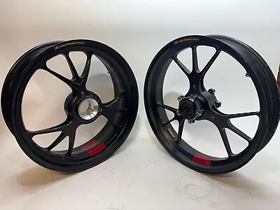 Pair Wheels Marchesini Forged Used For Panigale V4 1000 Km Routes • $2524.36