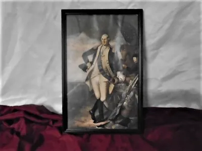 George Washington Artist Charles Wilson Peale Copy Paper Print Framed • $14.95