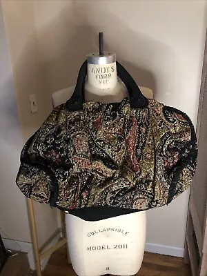 Zara Tapestry Weekend Bag Tote Hand Luggage • $44