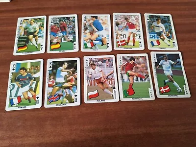 Dandy Gum 1986. Football.  10 Playing Cards  VG. Clubs + Jokers • £4.50