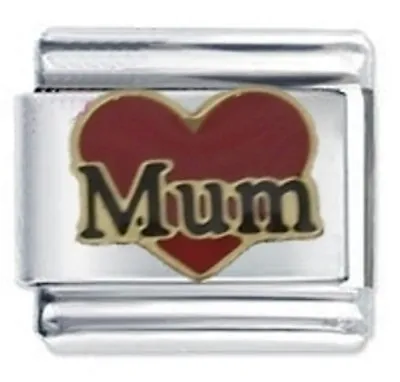 Mum Heart - Family - Daisy Charm Compatible With Italian Modular Charm Bracelets • £4.51