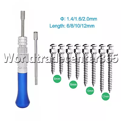 $2.95 • Buy Dental Orthodontic Titanium Micro Implant Mini Screws Self-Drilling Screwdriver
