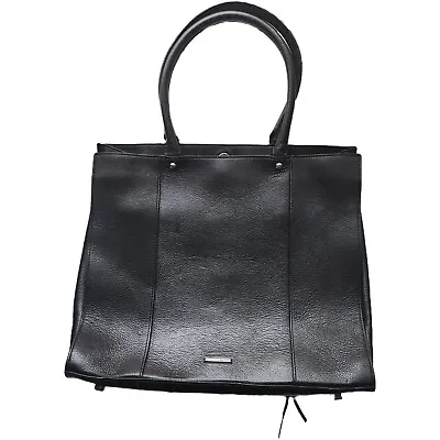 Rebecca Minkoff Black MAB Leather Tote Shoulder Bag - EUC • $55
