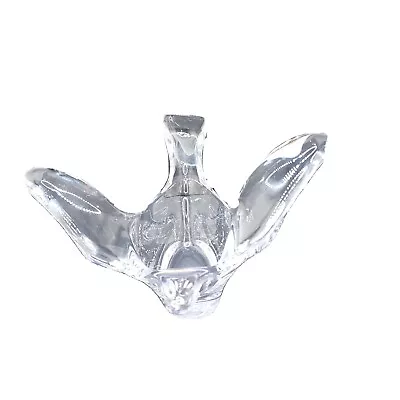 VTG Princess House ART Lead Crystal Flying Bird Swallow Bowl Trinket Candy Dish  • $23