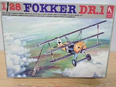 Hobbycraft #HC1701 1/28 German WW1 Fokker DR-1 Sealed Parts Packs OB VG+Deal! • $34.99
