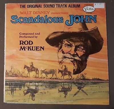 Walt Disney Scandalous John Original Sound Track Album By Vista Records 33rpm LP • $7.95