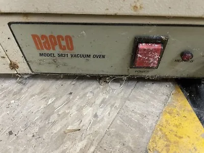 Napco Model 5831 Vacuum Oven 120V • $125