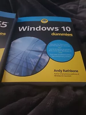 Windows 10 For Dummies (2020) And All-In-One Office 365 (2019) Paperbacks • £10