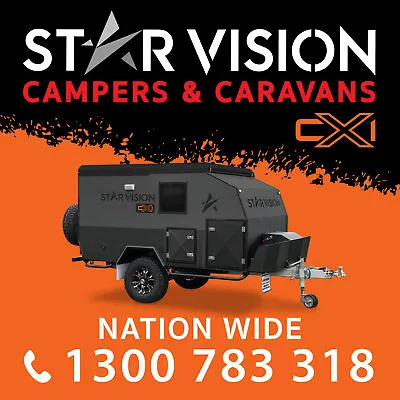 STAR VISION CX1 Pop-Top Hybrid Off Road Camper Trailer Caravan • $39990