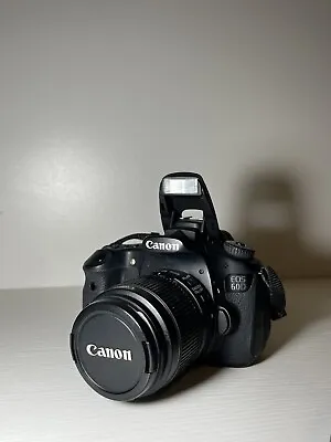 Canon EOS 60D With 18-55 Mm Lens Digital SLR Camera - Black • £250