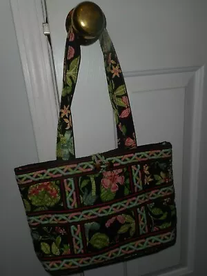 Vera Bradley Med Tic Tac Tote In Retired Botanica  • $10