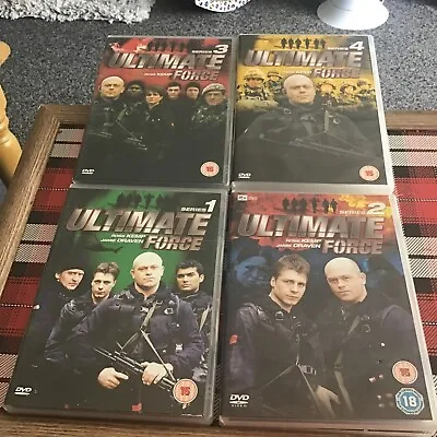 SAS Ultimate Force DVD Army Complete Series 1 2 3 4 Ross Kemp Military Fiction • £7.99